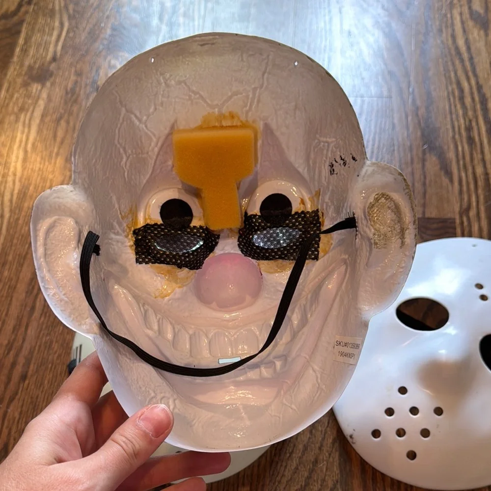 Halloween Mask Set - Skull, Clown, and Hockey Masks